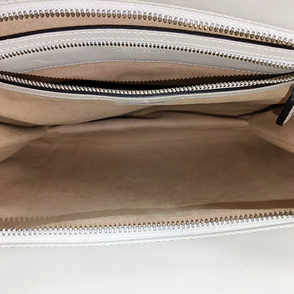 Calfskin Shoulder Bag White