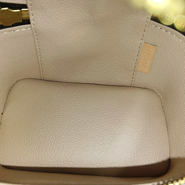 NICE Super Mini Monogram Coated Canvas Brown