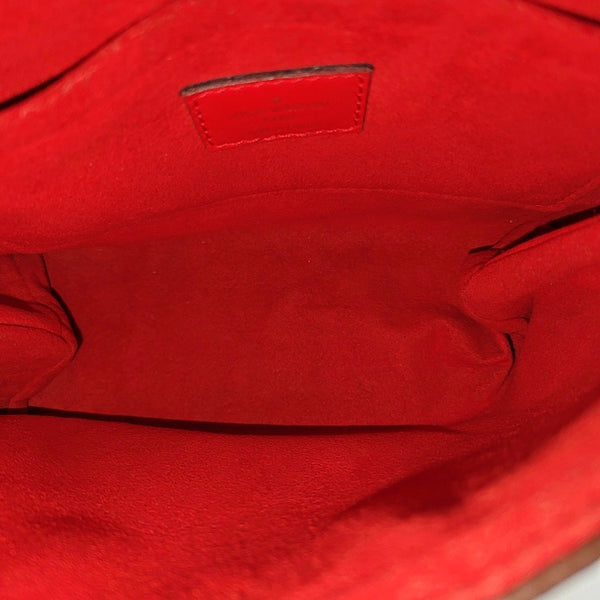 LOCKY BB Monogram Coated Canvas Red
