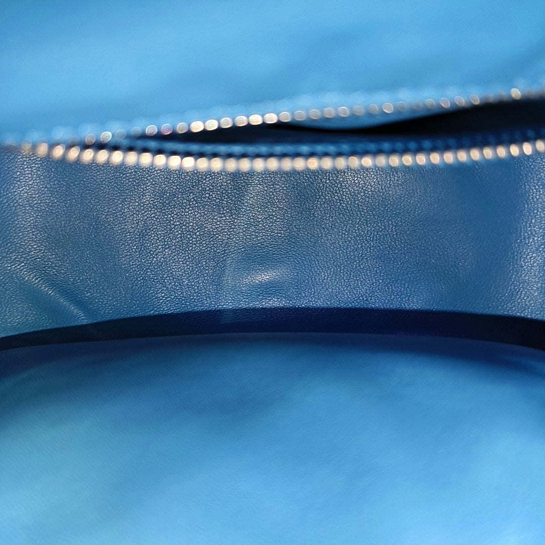 Calfskin Top Handle Bag Black