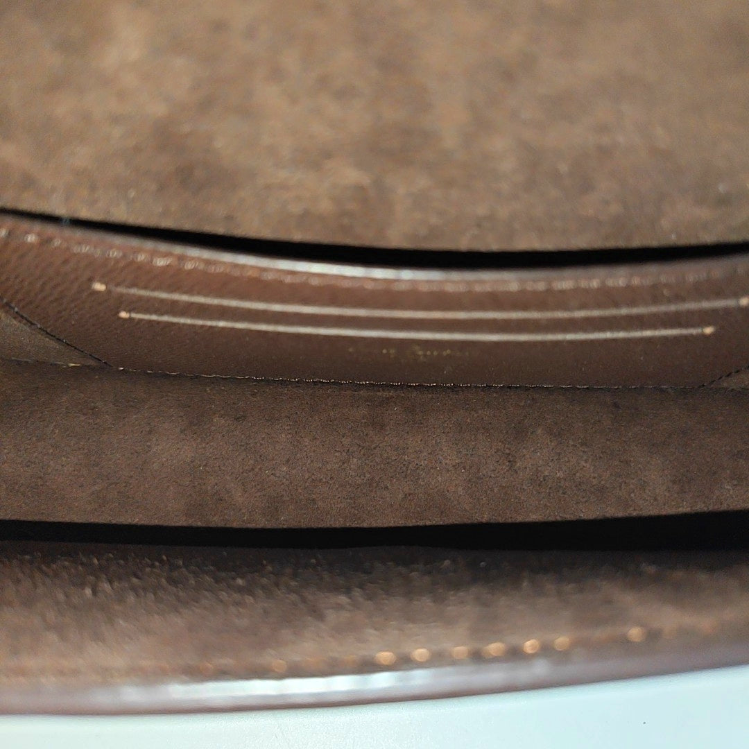 Lily Monogram Coated Canvas Brown