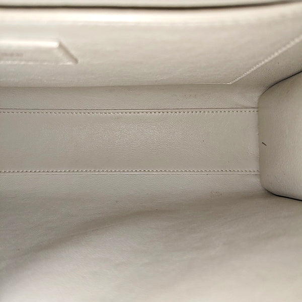 MANHATTAN Medium Calfskin White