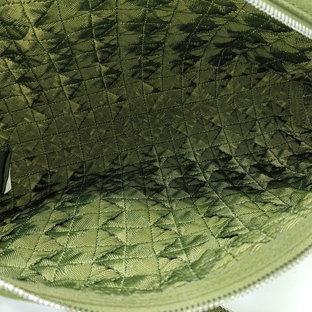 Fabric Shoulder Bag Green