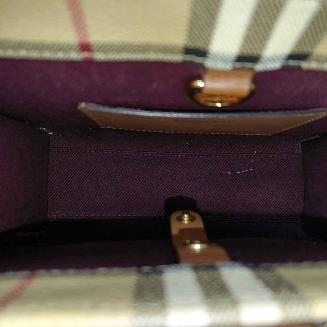 Freya Mini Coated Canvas Beige