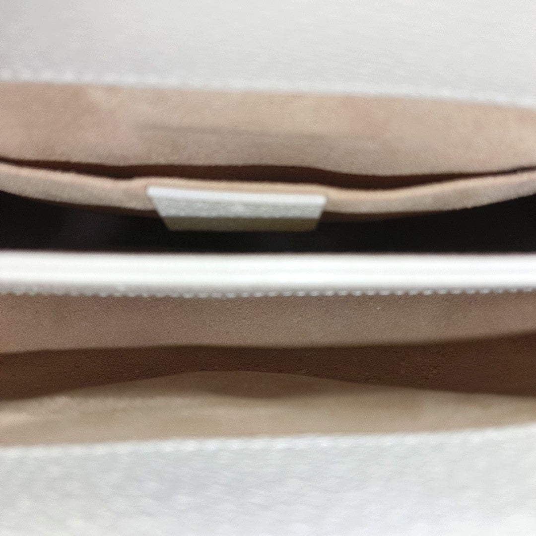 Ophidia Small Monogram Coated Canvas Beige