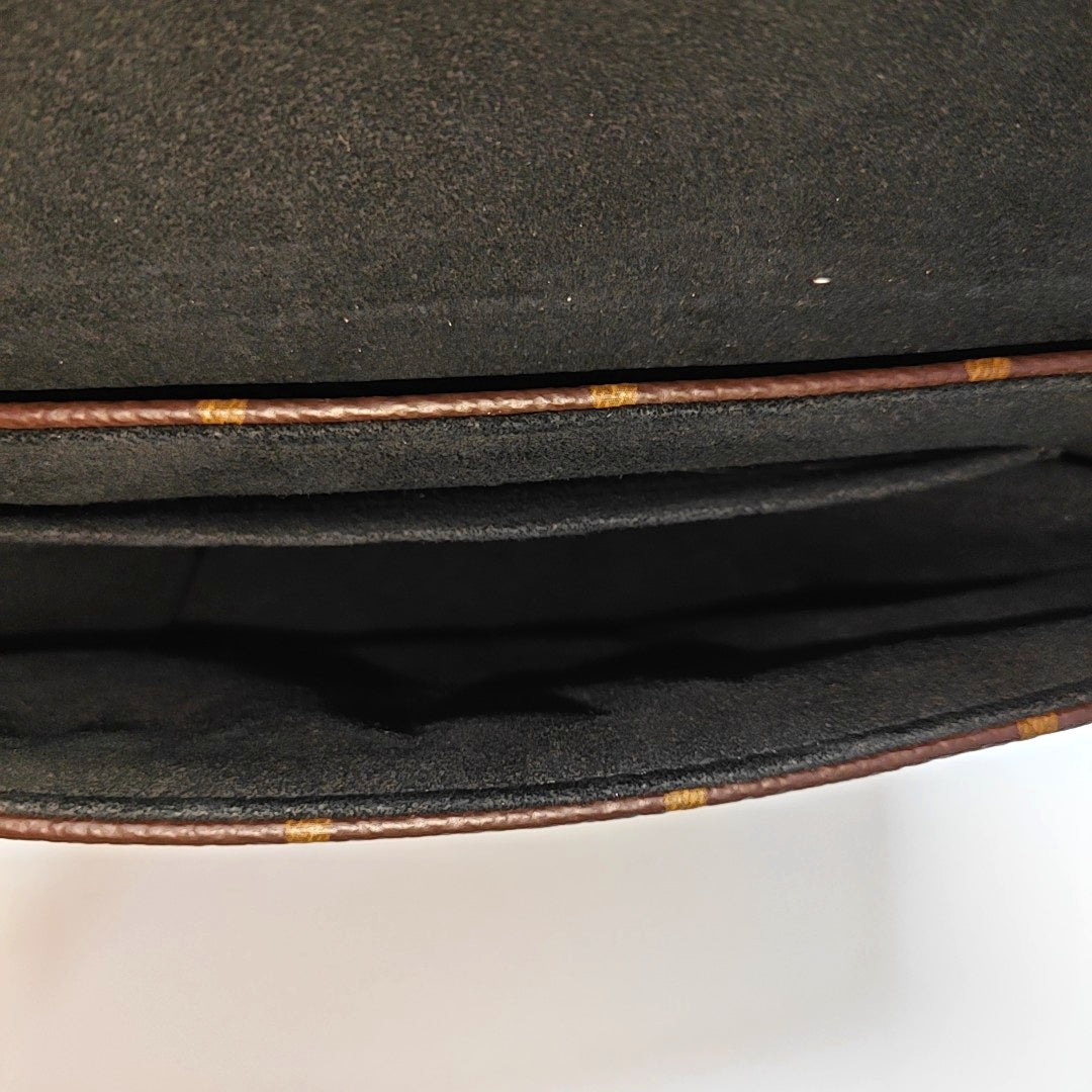 LOCKY BB Monogram Coated Canvas Brown