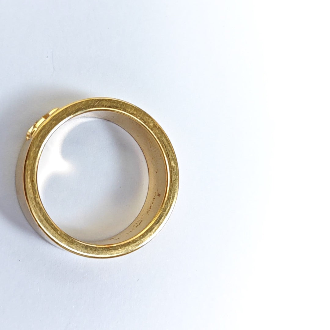 Metal Gold Ring EU 60