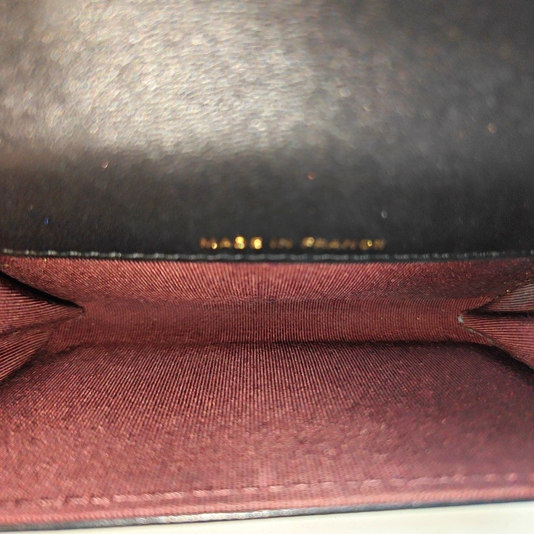 CLASSIC FLAP Quilted Lambskin Black Card Holder