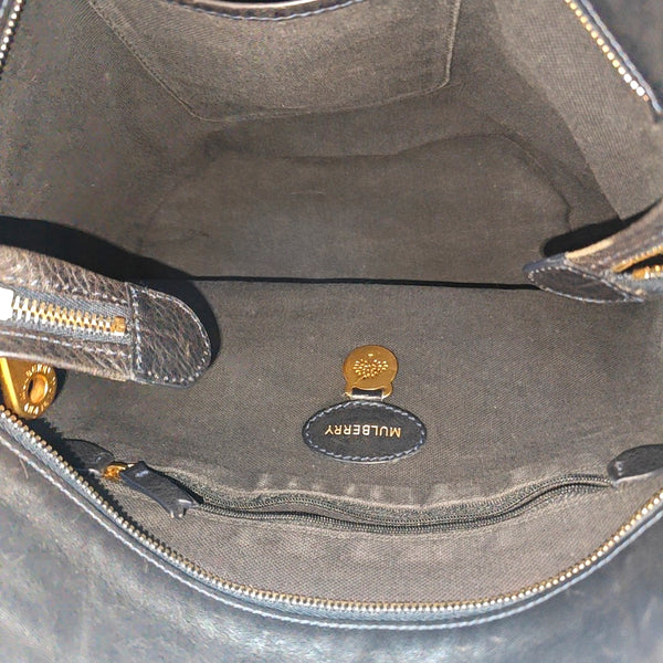 Fabric Bucket Bag Blue