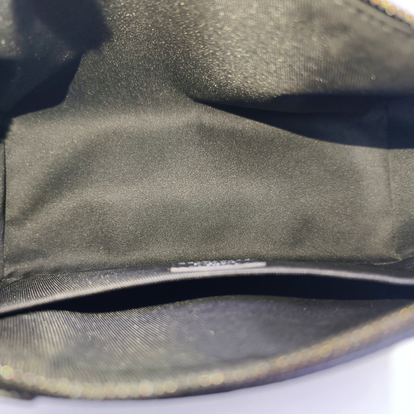 KEEPALL Monogram Coated Canvas Black