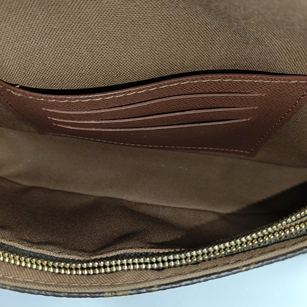 IVY Monogram Coated Canvas Brown