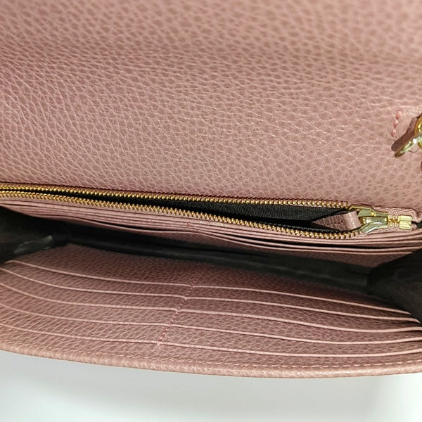 Interlocking G Small Calfskin Pink