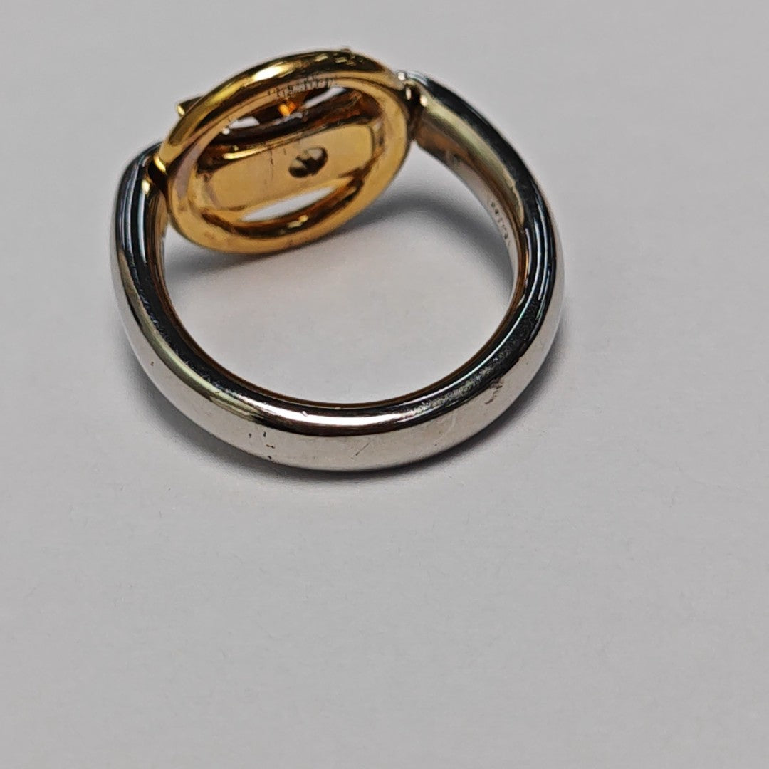 LOUISE Metal Silver Ring EU 52