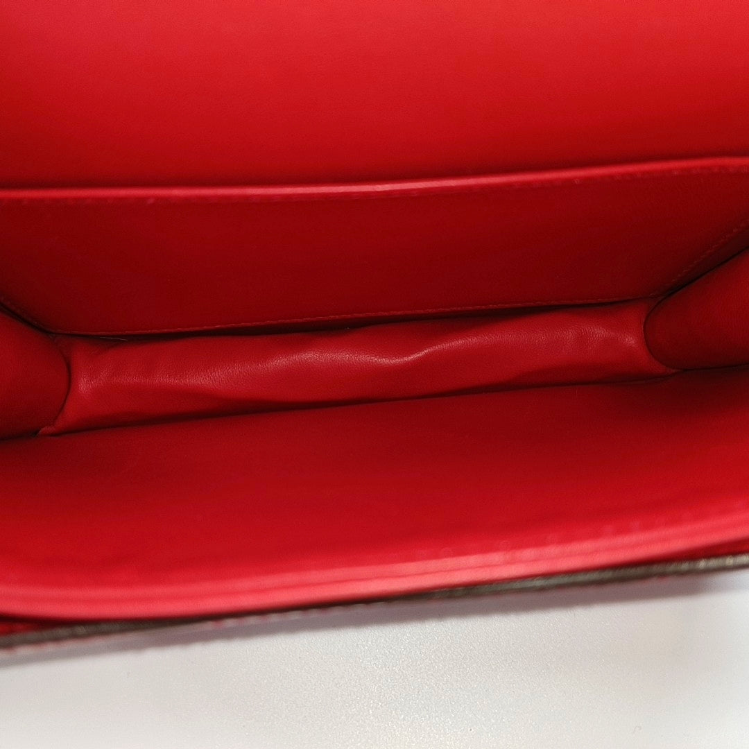 Constance 18 Matte Porosus Crocodile Red