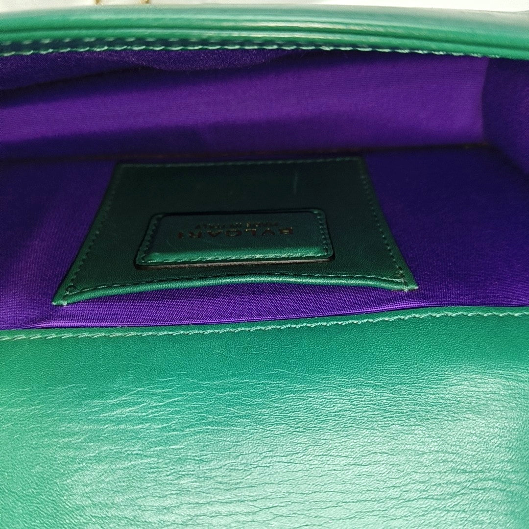 SERPENTI FOREVER Small Calfskin Green