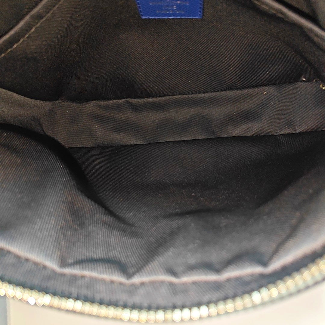 OUTDOOR PM Monogram Coated Canvas Blue