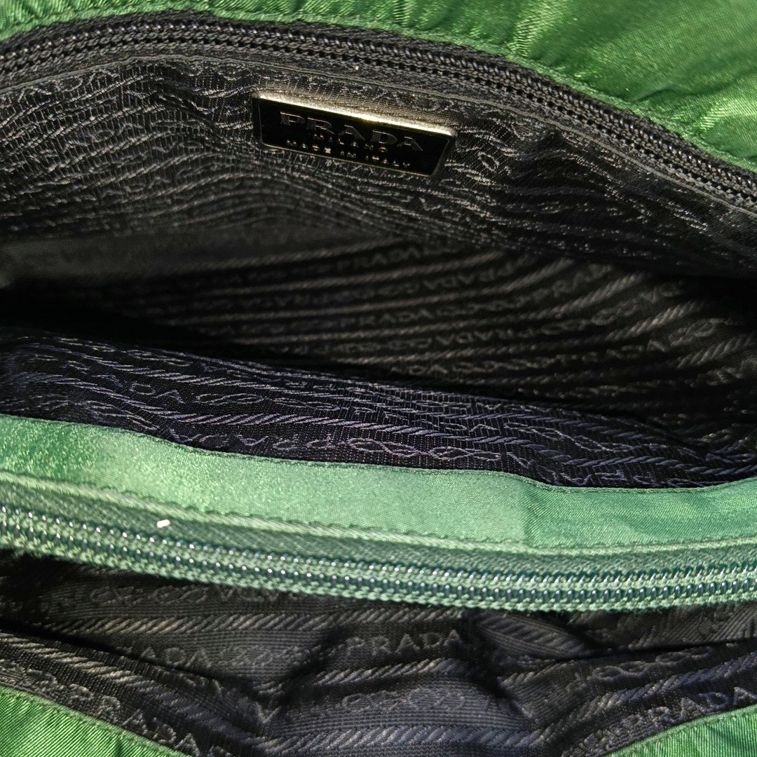 Nylon Tote Bag Green