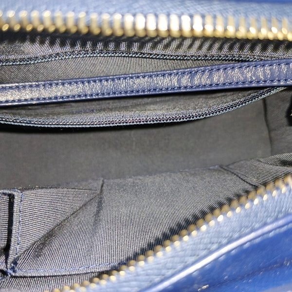 GABRIELLE Small Quilted Calfskin Blue