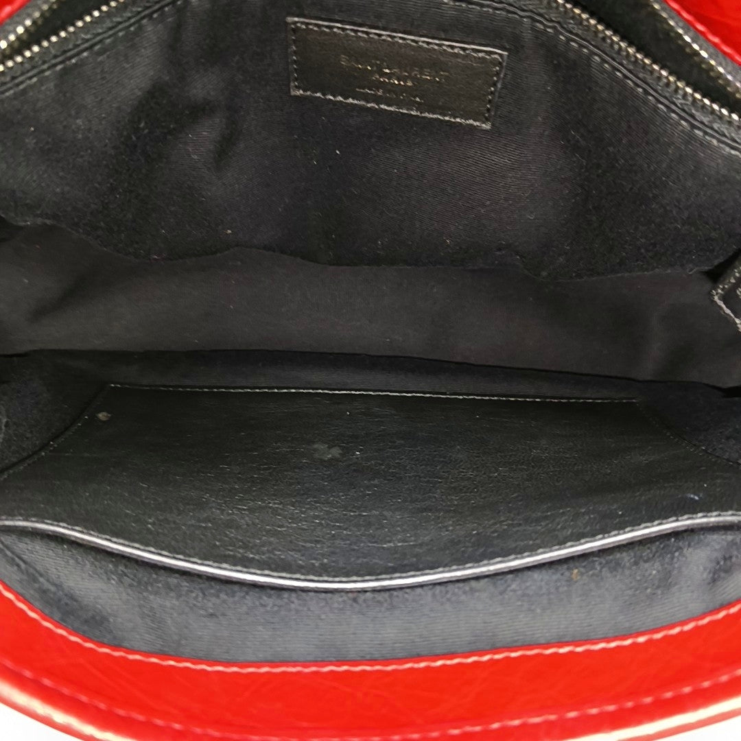 NIKI Medium Quilted Calfskin Red
