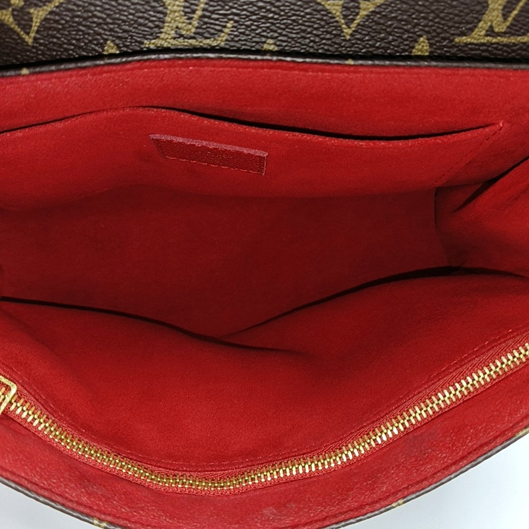 SAINT PLACIDE Monogram Coated Canvas Brown