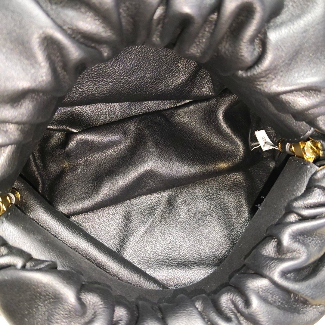 The Pouch Mini Calfskin Black
