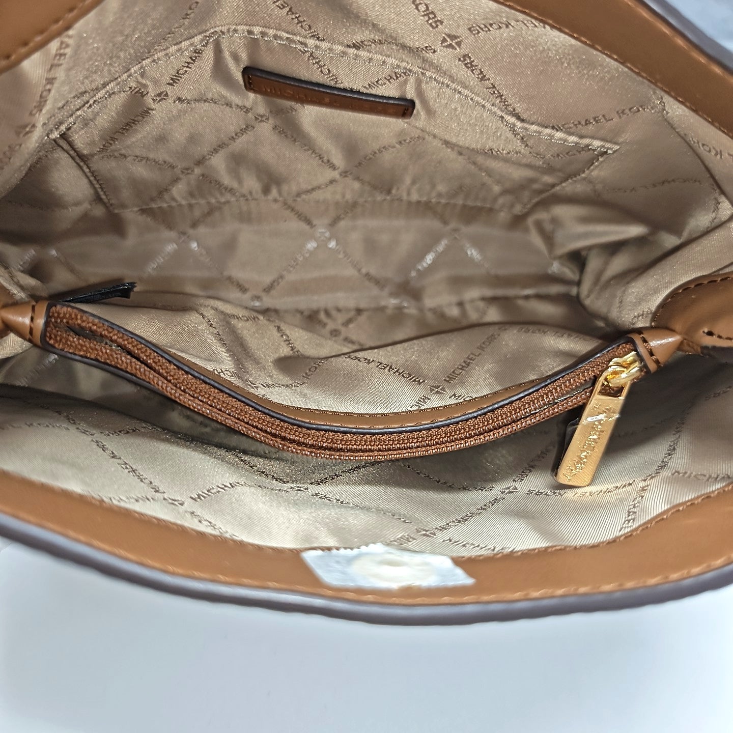 Calfskin Shoulder Bag Brown