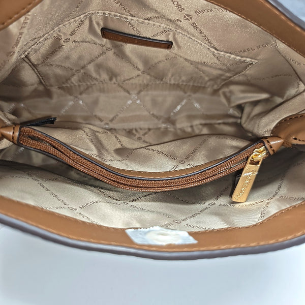 Calfskin Shoulder Bag Brown
