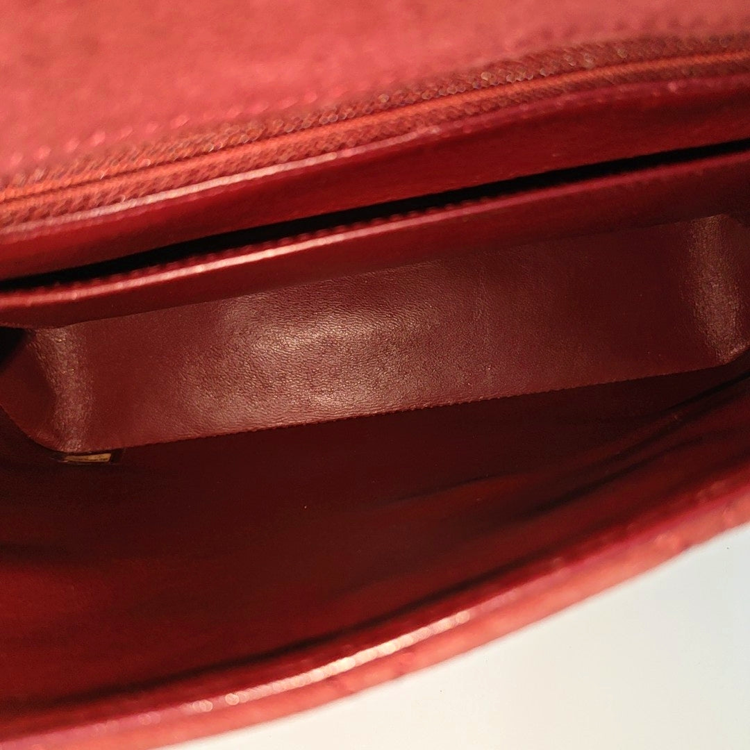 Quilted Suede Red