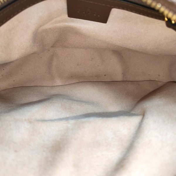 Horsebit 1955 Small Coated Canvas Beige