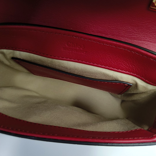 Chloé C Mini Calfskin Red