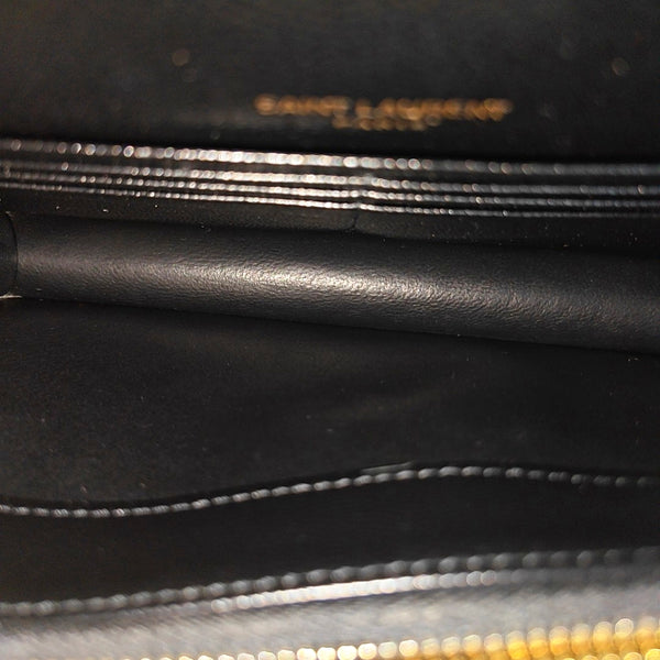 MONOGRAM WOC Chevron Calfskin Black