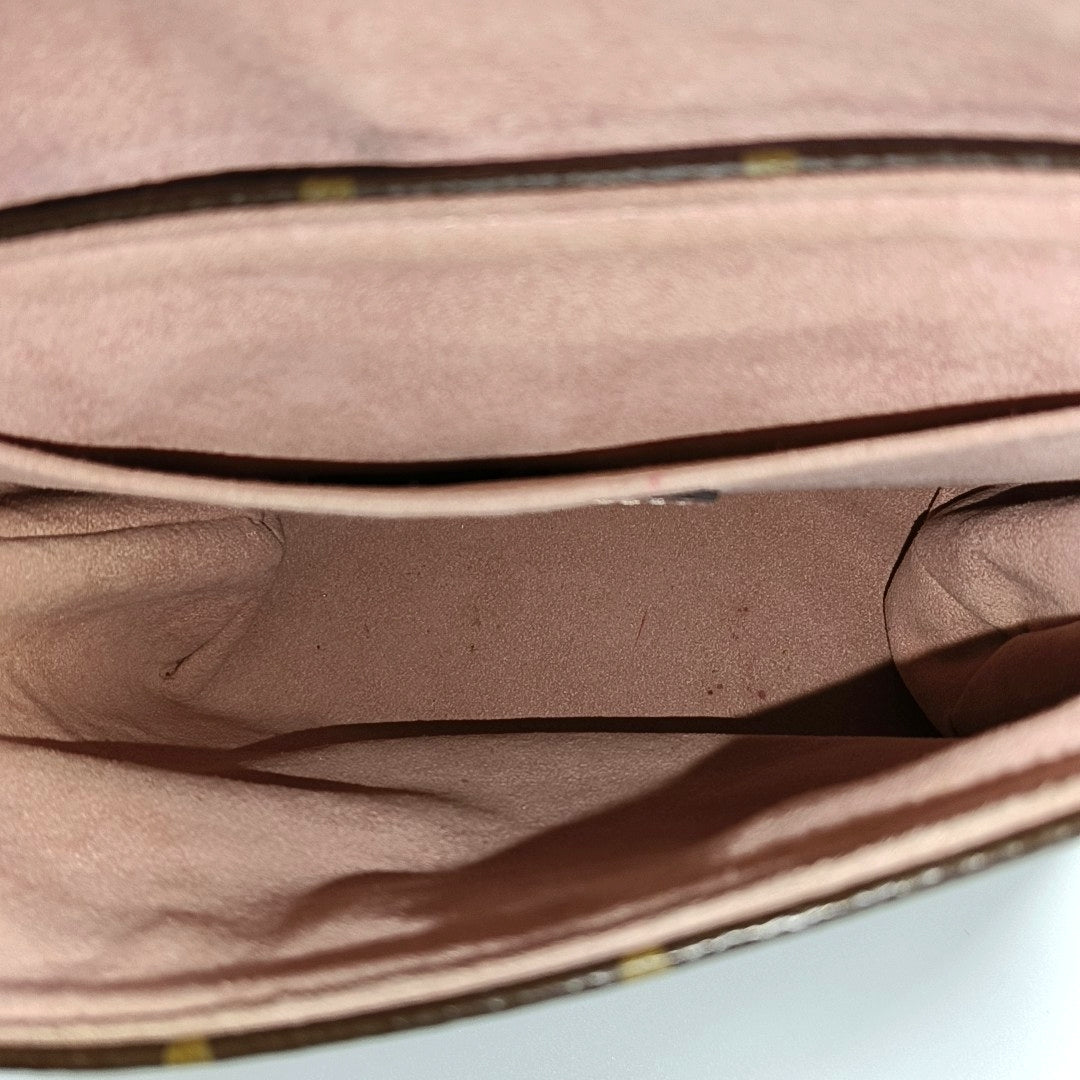 LOCKY BB Monogram Coated Canvas Pink