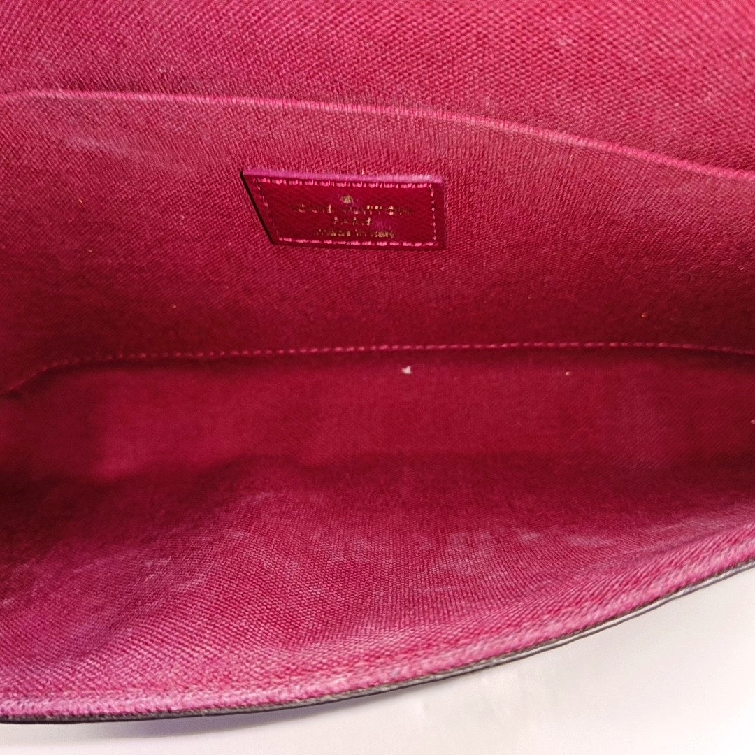 FÉLICIE Monogram Coated Canvas Brown