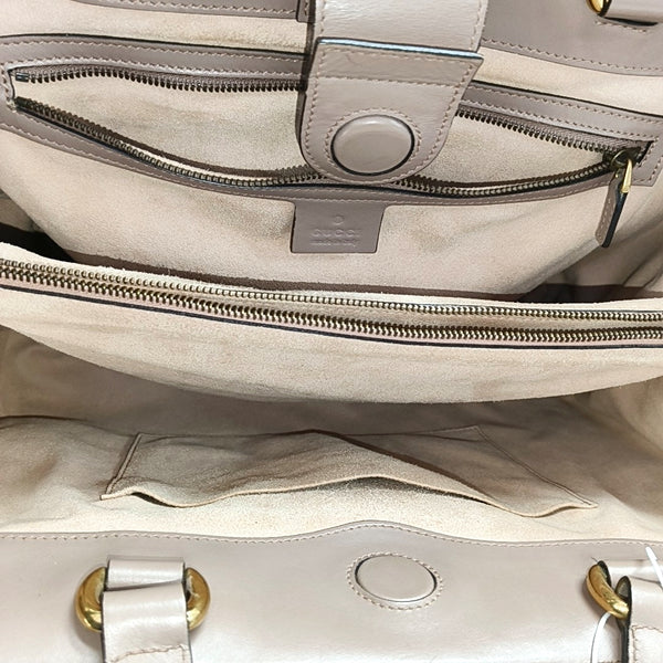Authenticated pre-owned  GG Marmont Quilted Calfskin Beige - Tote Bag at Looply