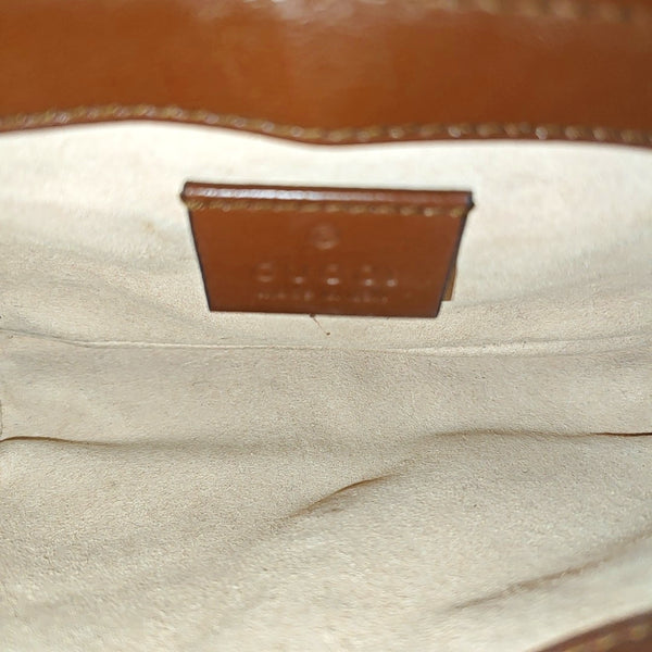 GG Marmont Mini Quilted Calfskin Brown