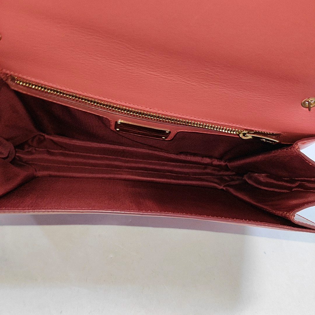 Ginny Calfskin Red