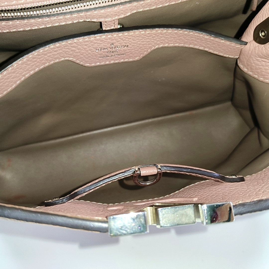 CAPUCINES MM Calfskin Pink