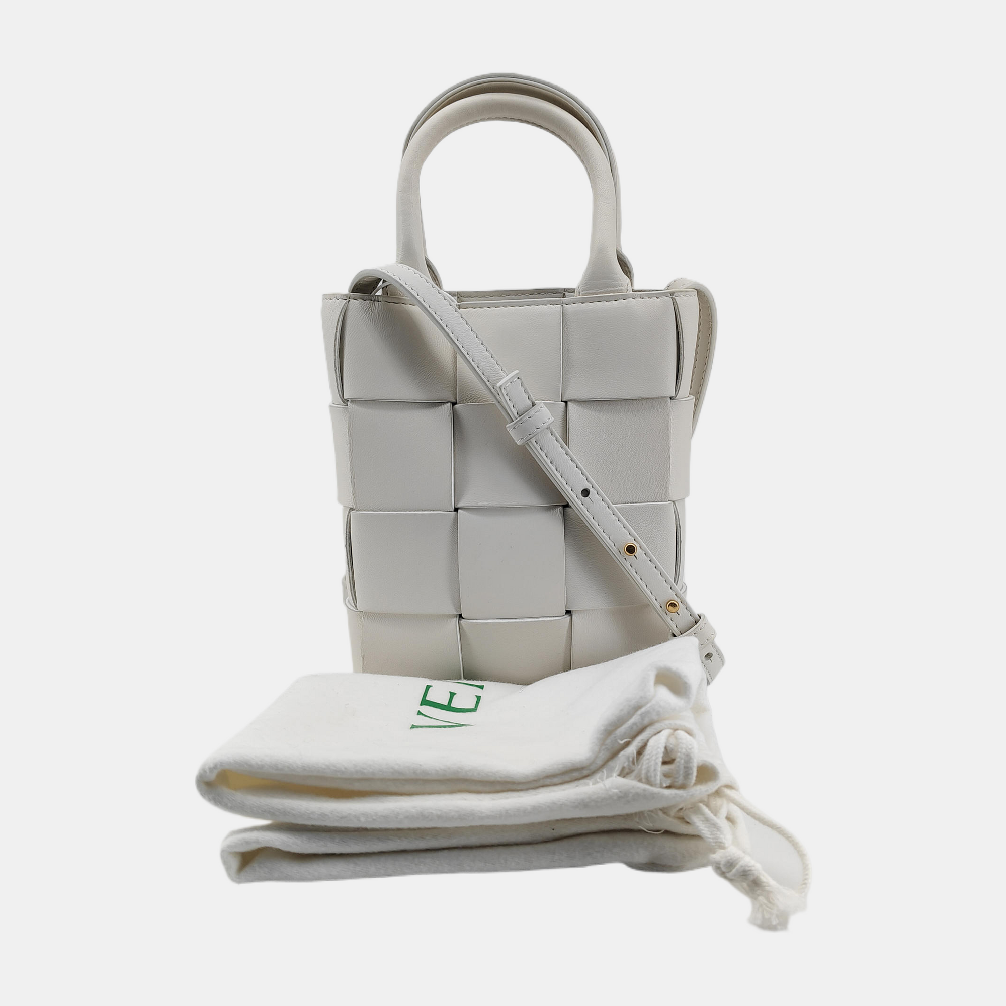 Cassette Mini Calfskin White