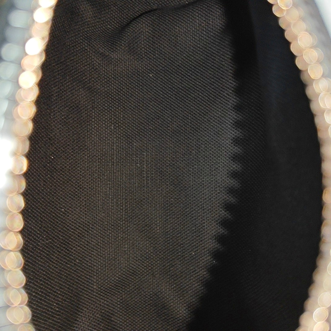 Quilted Calfskin Top Handle Bag Mini Black