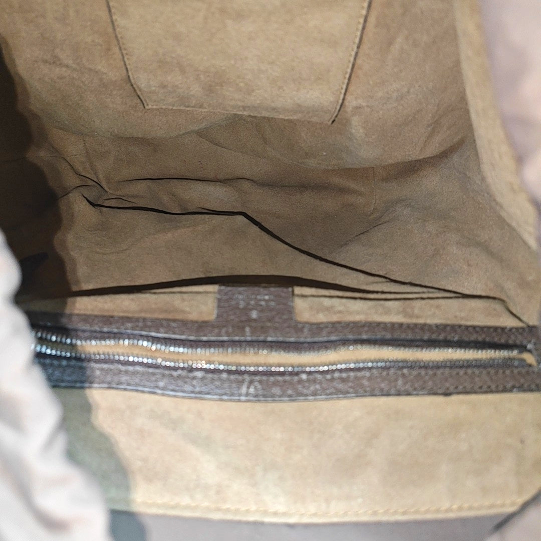 Tian Monogram Coated Canvas Brown