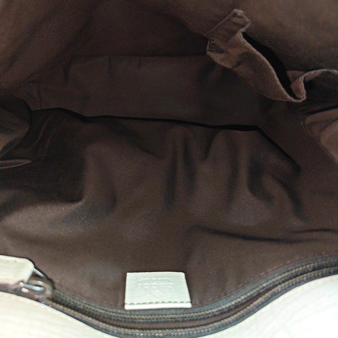 Monogram Coated Canvas Tote Bag Beige