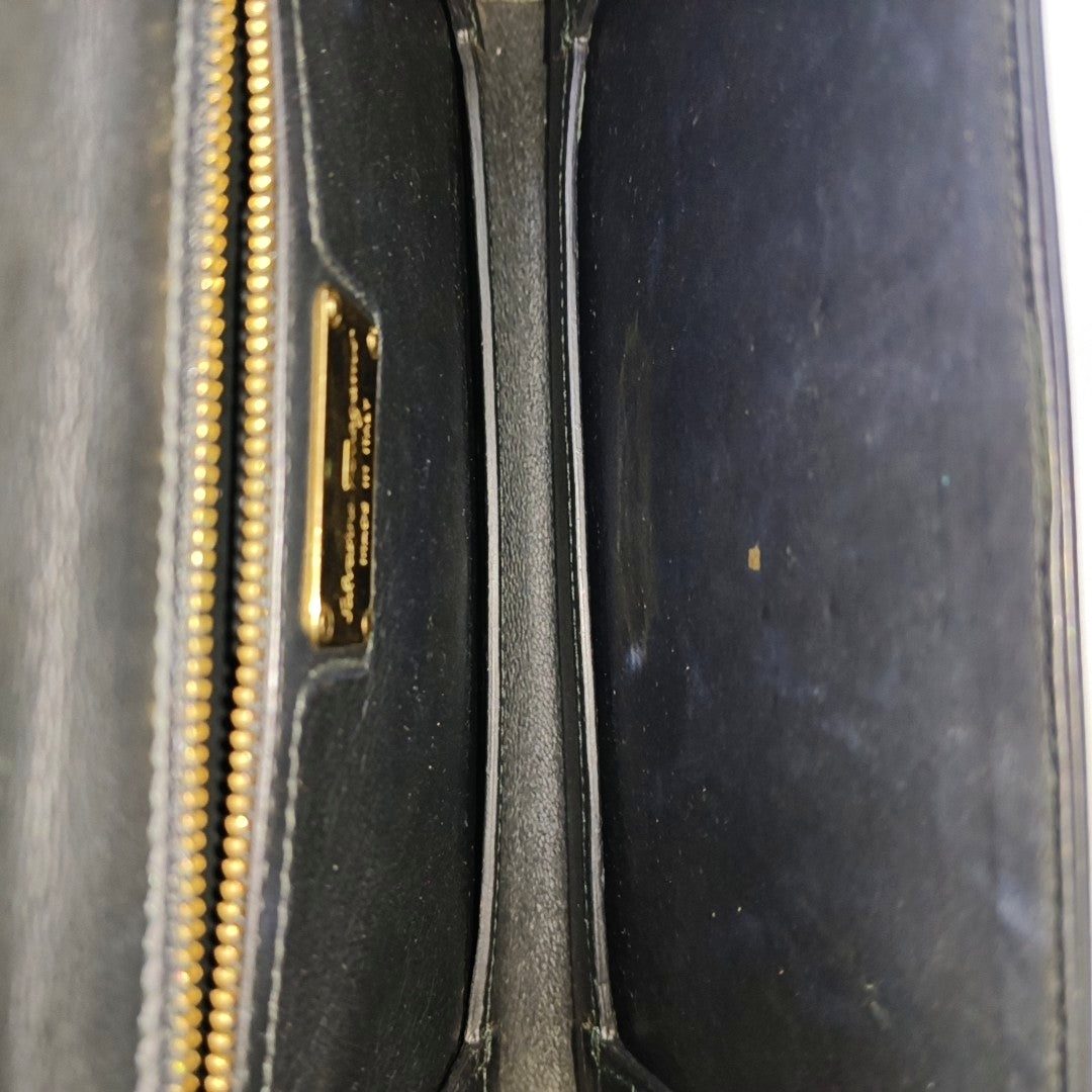 Calfskin Shoulder Bag Black