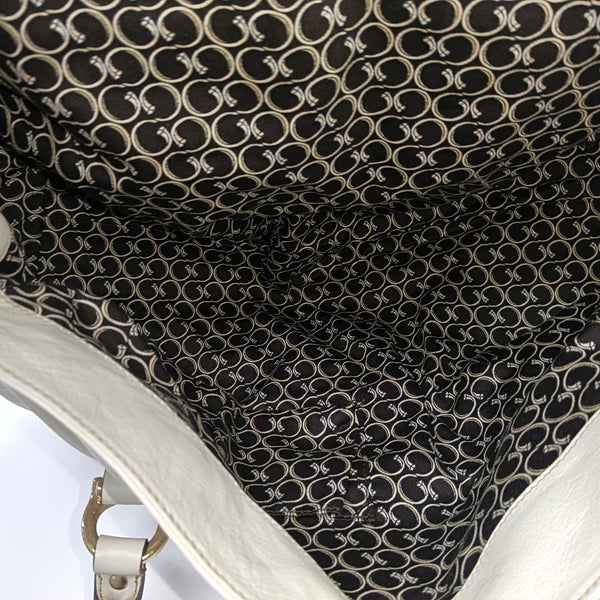 Calfskin Top Handle Bag White