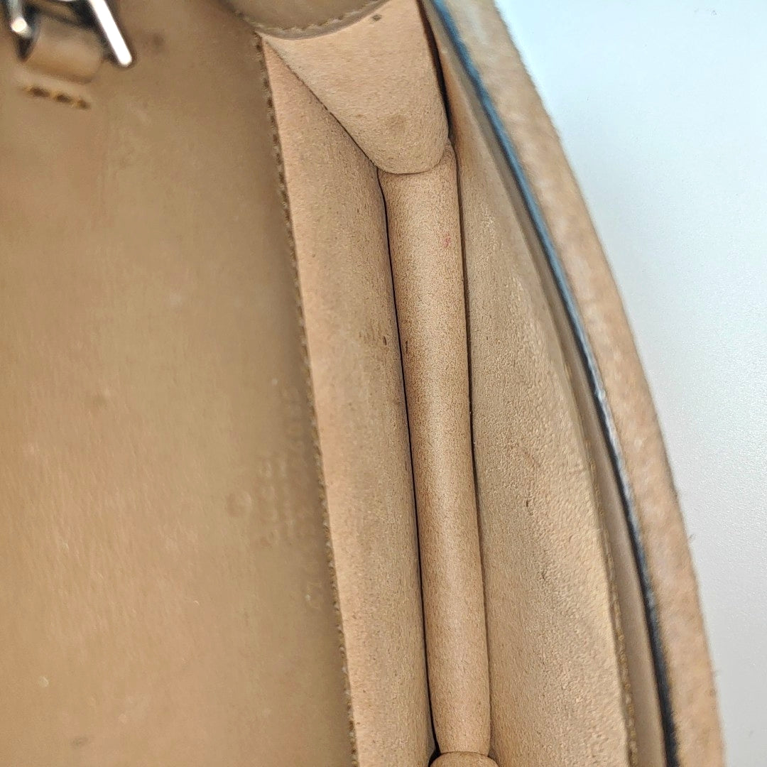 Dionysus Super Mini Monogram Coated Canvas Beige