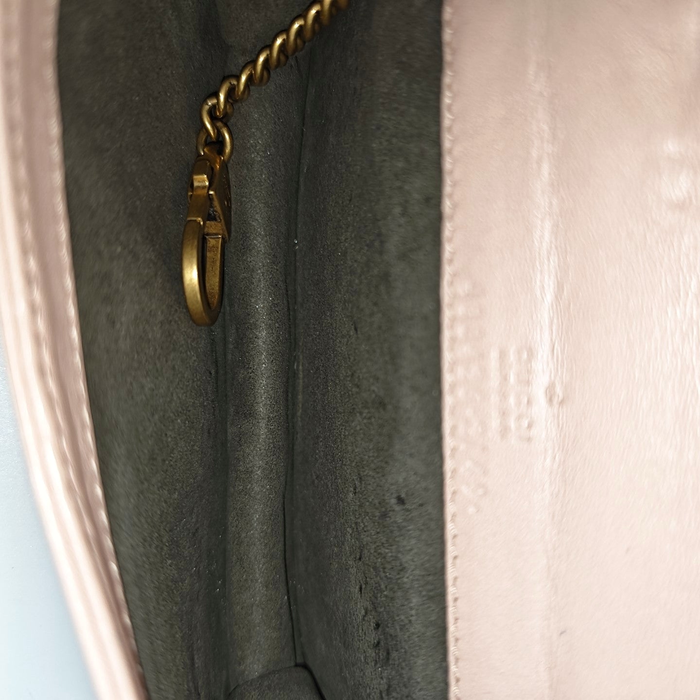 GG Marmont Super Mini Quilted Calfskin Pink