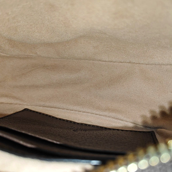 Ophidia Mini Monogram Coated Canvas Beige