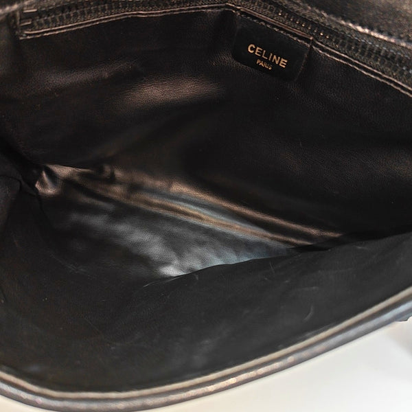 Quilted Calfskin Shoulder Bag Black