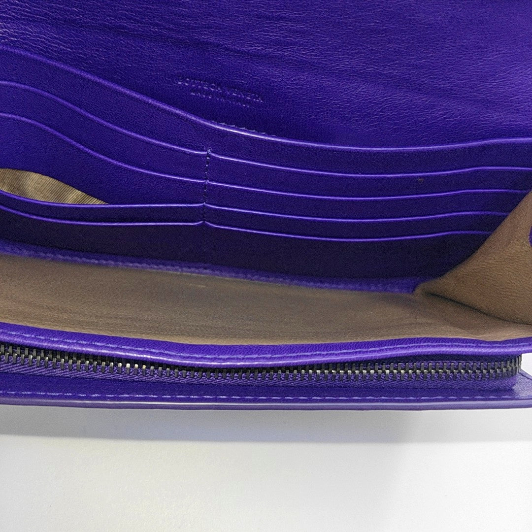 Lambskin Clutch Purple