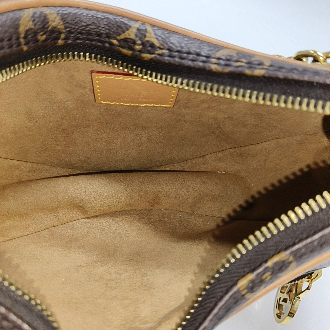 LOOP Monogram Coated Canvas Brown