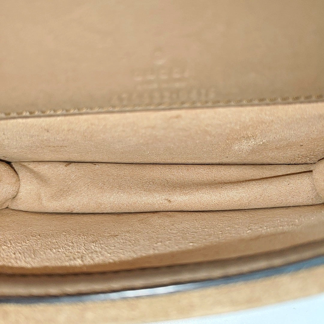 Dionysus Super Mini Monogram Coated Canvas Beige